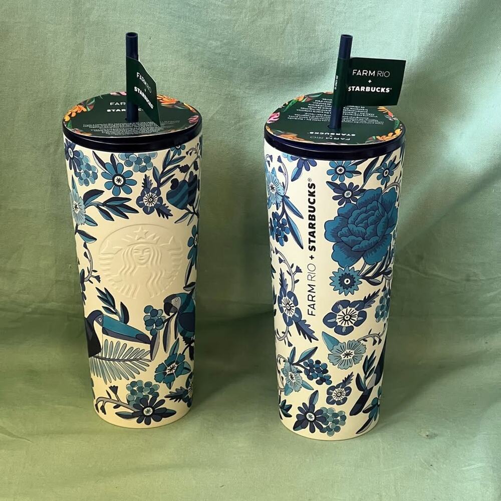 Starbucks + Farm RIO collab SINGLE Cold Cup Tumbler